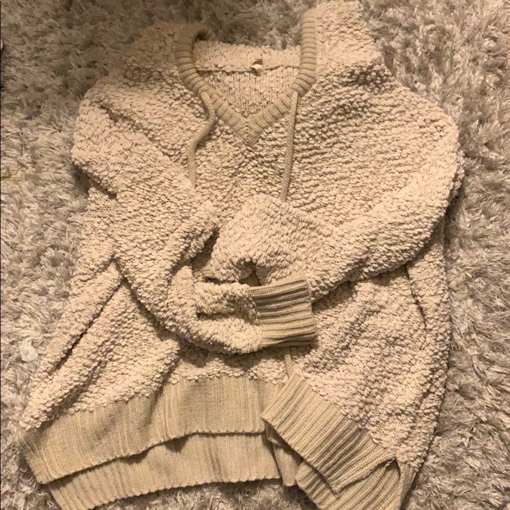 Popcorn Beige Hoodie